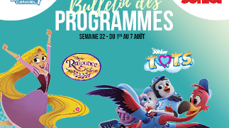 Chaînes Disney : Bulletin des programmes semaine 32