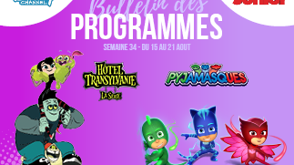 Chaînes Disney : Bulletin des programmes semaine 34
