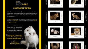 La Poste et National Geographic : 1 collector de 8 timbres pour faire voyager l’espoir