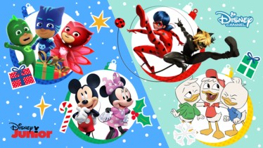 Célébrez la magie de noël sur Disney Channel & Disney Junior