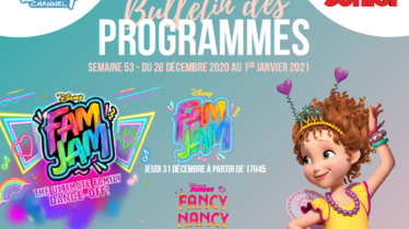 Chaînes Disney : bulletin des programmes semaine 53