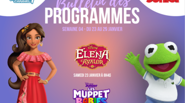 Chaînes Disney: Bulletin de programmes semaine 4