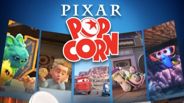 Les personnages iconiques des studios Pixar sont de retour dans Pixar Popcorn