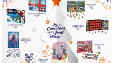 Pour que chaque jour de décembre soit une fête avec les calendriers de l’Avent Disney