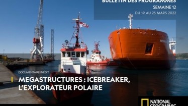 Chaîne National Geographic - Bulletin des programmes semaine 12 - du 19 au 25 mars