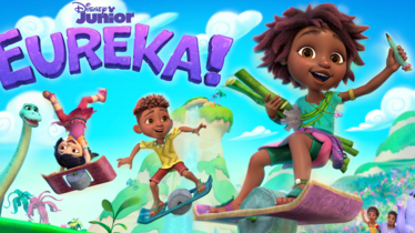 Eureka !, une série d’animation pour les 3-6 ans sur une jeune inventrice de l’ère préhistorique, arrive le 10 septembre à 12h05 sur Disney Junior