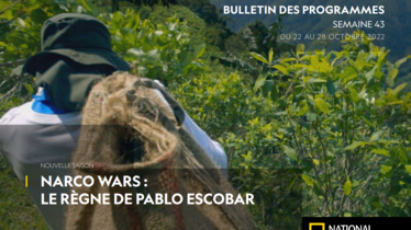 Chaîne National Geographic - Bulletin des programmes semaine 43 - du 22 au 28 octobre
