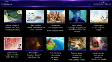 DISNEY ART CHALLENGE : UNE 11ème ÉDITION SUR LE THÈME  « LES VŒUX DEVIENNENT RÉALITÉ »