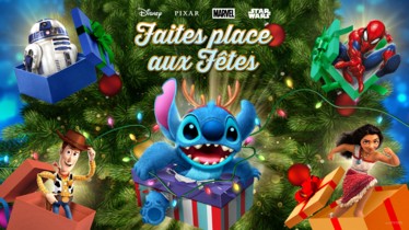 Faites place aux fêtes avec Disney et découvrez la sélection de cadeaux de Noël pour toute la famille !