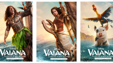VAIANA : LA LEGENDE DU BOUT DU MONDE | Des affiches personnages et un message d'encouragement de circonstance à l'occasion du lancement des préventes