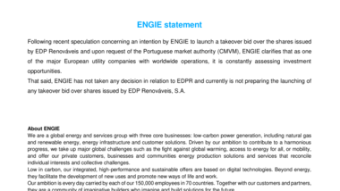 ENGIE statement