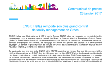 ENGIE Hellas remporte son plus grand contrat de facility management en Grèce