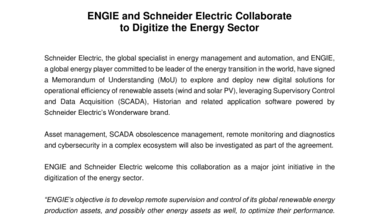 ENGIE and Schneider Electric Collaborate to Digitize the Energy Sector