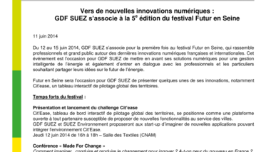 Vers de nouvelles innovations numériques : GDF SUEZ s’associe à la 5e édition du festival Futur en Seine.pdf