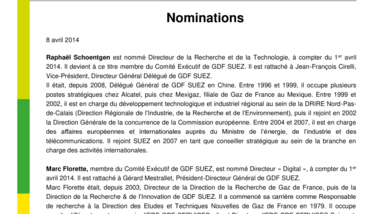 Nominations