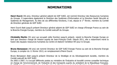 Nominations