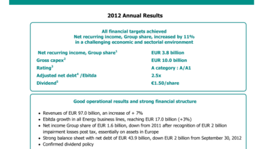 2012 Annual Results