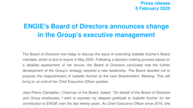 PR ENGIE's Board of Directors announces change in the Group's executive management.pdf