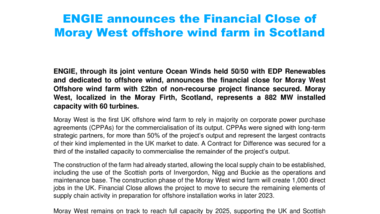 PR FINANCIAL CLOSE MORAY WEST .pdf