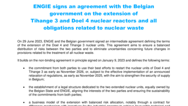 PR - Belgian nuclear