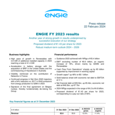 ENGIE FY 2023 results PR