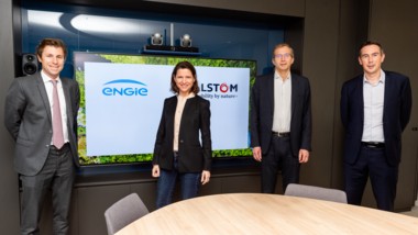 Alstom and ENGIE sign a partnership to supply a fuel cell system with renewable hydrogen for use in European rail freight
