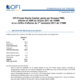 20110901_OFI_Private_Equity_Capital_gérée_par_Eurazeo_PME_affiche_un_ANR_au_30_juin_2011_de_155M€_et_un_CA_de_175M€1.pdf