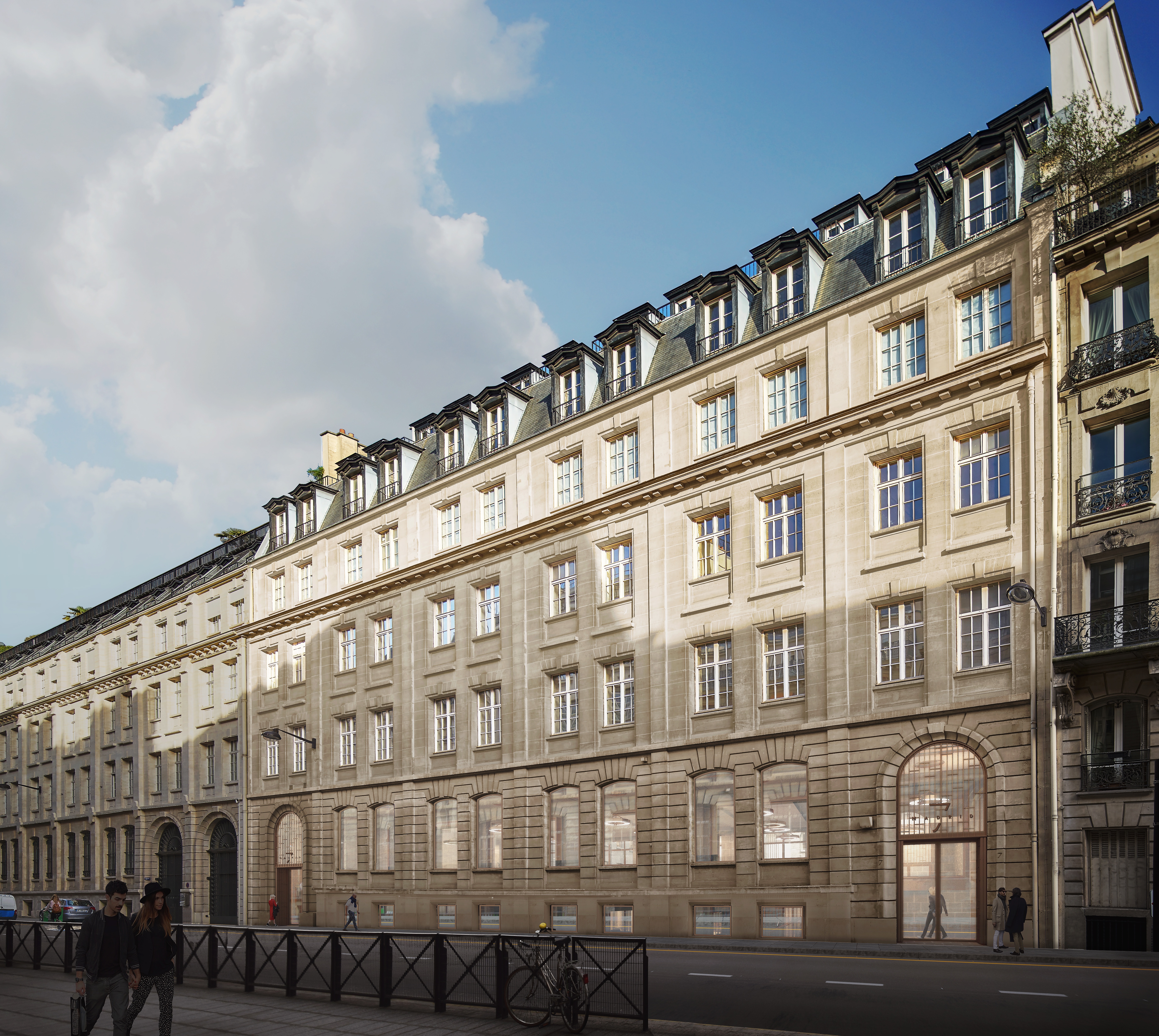 7 rue de Madrid_Paris 8ème_façade principale - image de presse, provenance Gecina - copyright Gecina