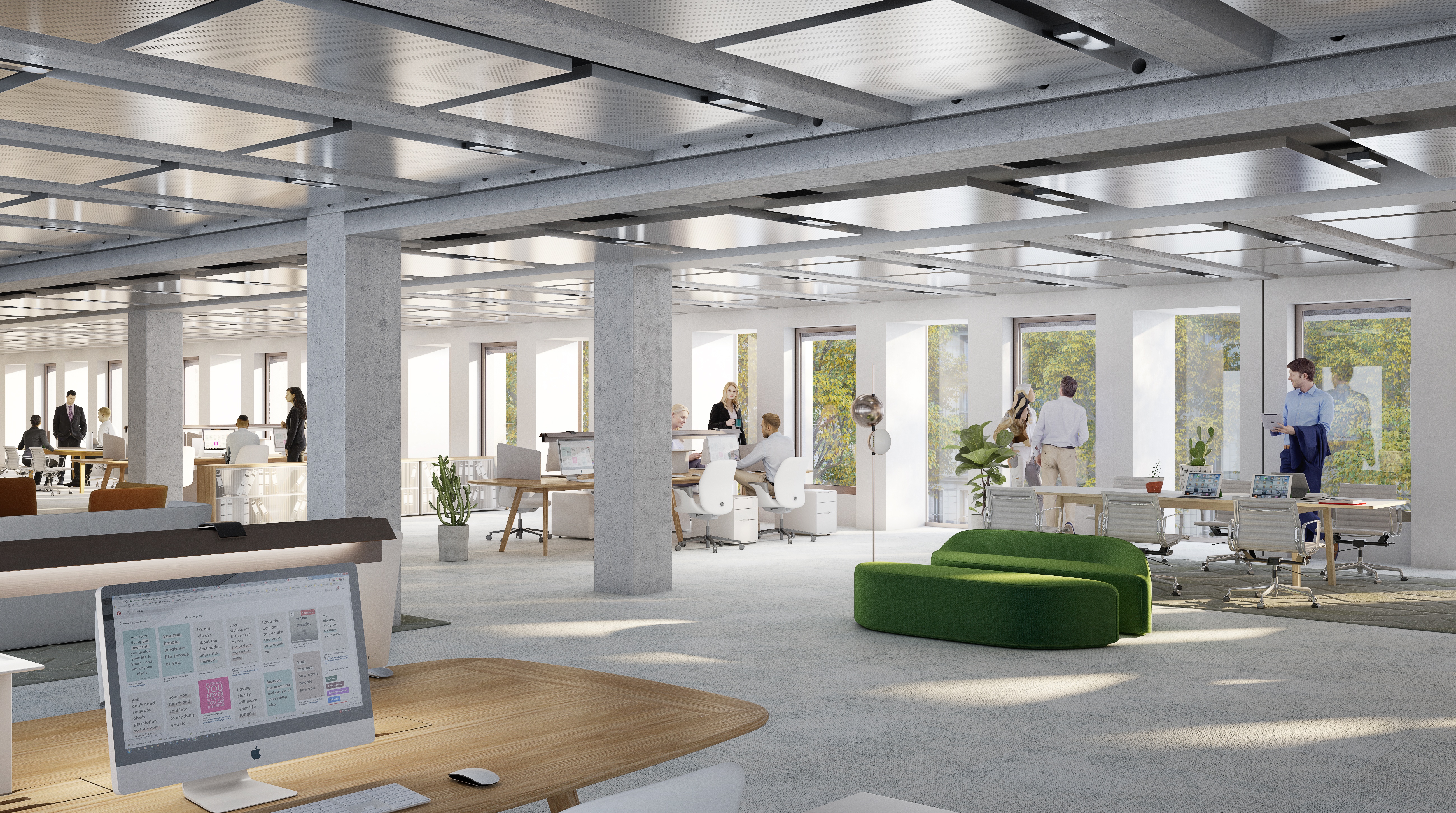 L1ve_Plateau de bureaux - image de presse, provenance Gecina - copyright Gecina