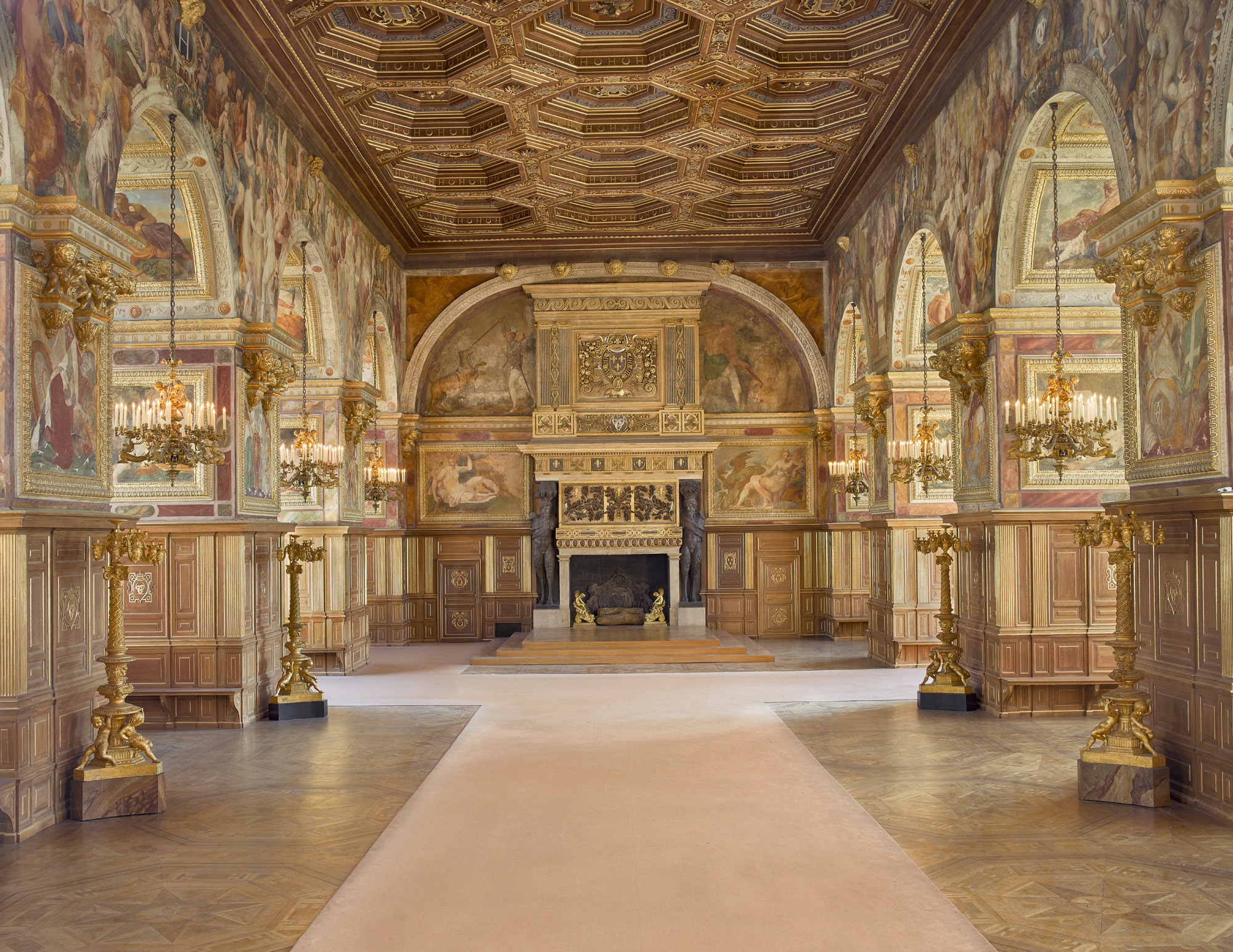 Château de Fontainebleau_ Salle de bal - image de presse, provenance Gecina - copyright Gecina