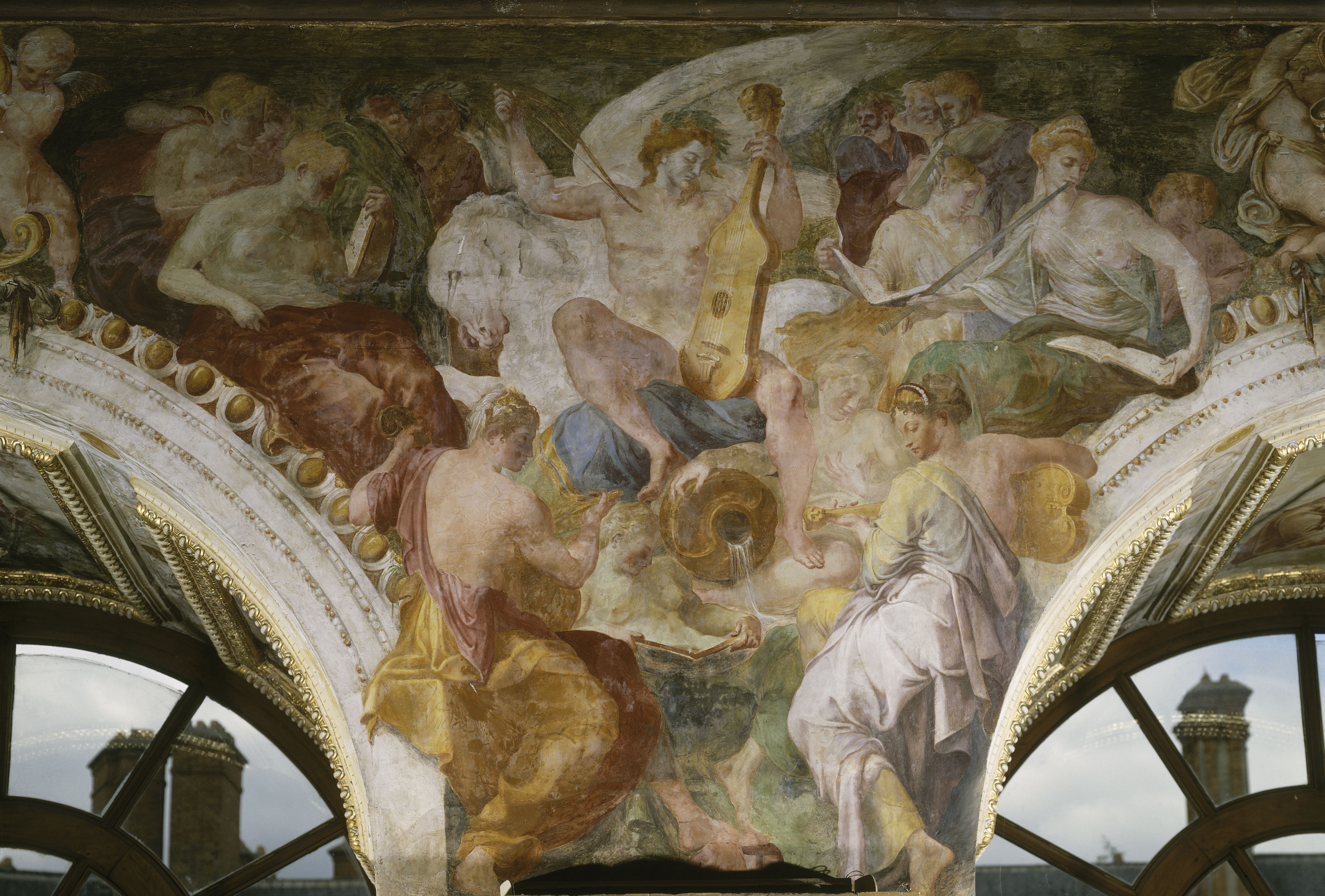 Château de Fontainebleau_Fresque Salle de Bal - image de presse, provenance Gecina - copyright Gecina