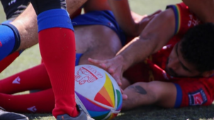 Le ballon Generali France Les Coqs Festifs en action