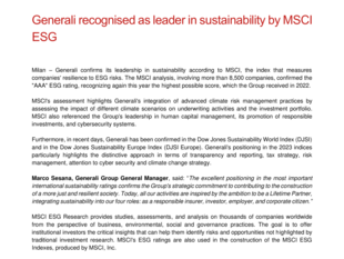 12.11_PR_Generali recognised as leader in sustainability MSCI ESG and Dow Jones_def.pdf