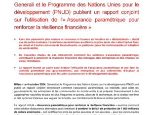 Generali & PNUD « Assurance paramétrique pour renforcer la résilience financière ».pdf
