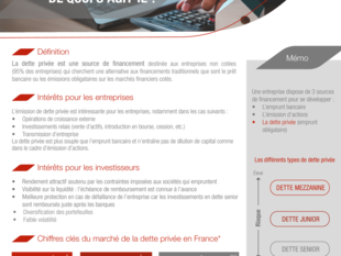 La Dette Privée, de quoi s'agit-il ?