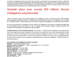 Generali place 650 millions d'euros d'obligations subordonnées.pdf