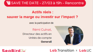 Intervention de Rémi Cuinat lors d’une rencontre sur les actifs réels organisée par SeaBird, le Lab.Transition et le Lab.UC