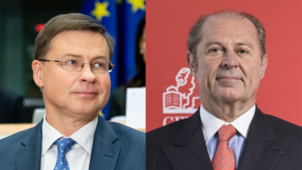 COVID ET ASSURANCE : RENCONTRE ENTRE PHILIPPE DONNET, CEO DU GROUPE GENERALI ET VALDIS DOMBROVSKIS, VICE-PRÉSIDENT EXÉCUTIF DE LA COMMISSION EUROPÉENNE