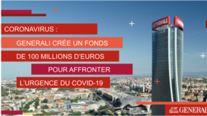 GENERALI ANNONCE LA CRÉATION D’UN FONDS DE 100 MILLIONS D’EUROS POUR AFFRONTER L’URGENCE DU COVID-19