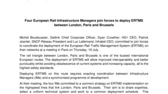 ERTMS deployment
