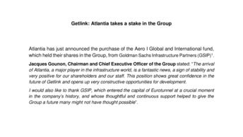getlink atlantia takes a stake in the group