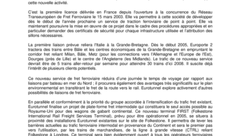 Eurotunnel obtient sa licence européenne d'entreprise ferroviaire
