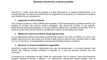 Redresser Eurotunnel, ça devient possible