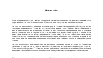 Mise au point