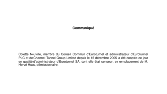 Communiqué