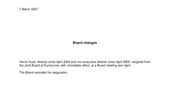 Board changes