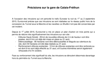 Précisions sur la gare de Calais-Fréthun