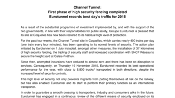 Channel Tunnel:  First phase of high security fencing completed - Eurotunnel records best day’s traffic for 2015
