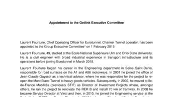 Appointment to the Getlink Executive Committee