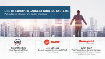 Channel Tunnel invests in green air conditioning and reduces its environmental impact - Presentation